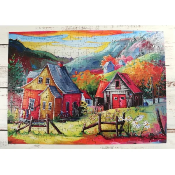 Online JaCaRou Puzzles SUR LA RUE DES TREMBLAY 300 XXL pces