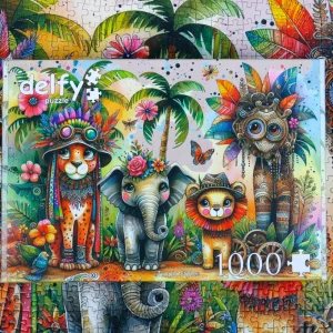 New JaCaRou Puzzles TROPIC STYLE 1000 pces