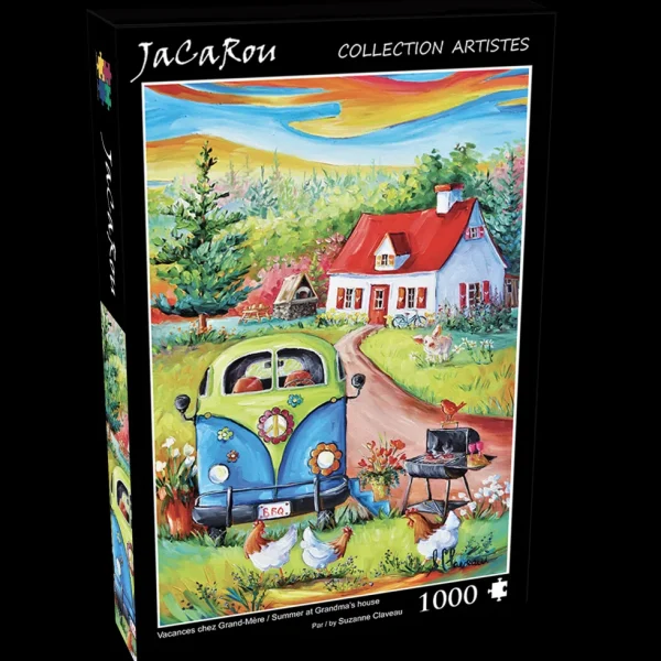 Discount JaCaRou Puzzles VACANCES CHEZ GRAND-MÈRE 1000 pces