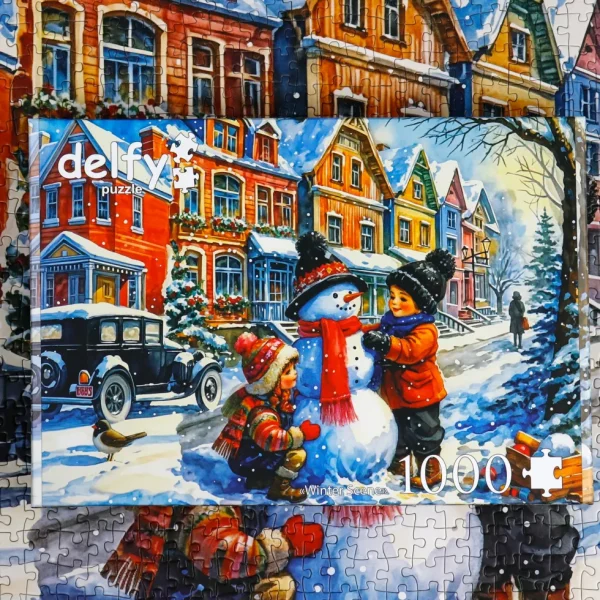 Fashion JaCaRou Puzzles WINTER SCENE 1000 pces