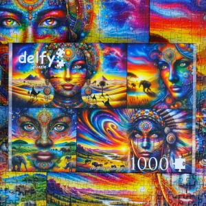 Sale JaCaRou Puzzles WORDLY GODESSES 1000 pces